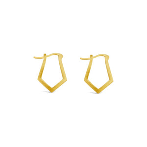 gold angled delta hoop earrings sierra winter