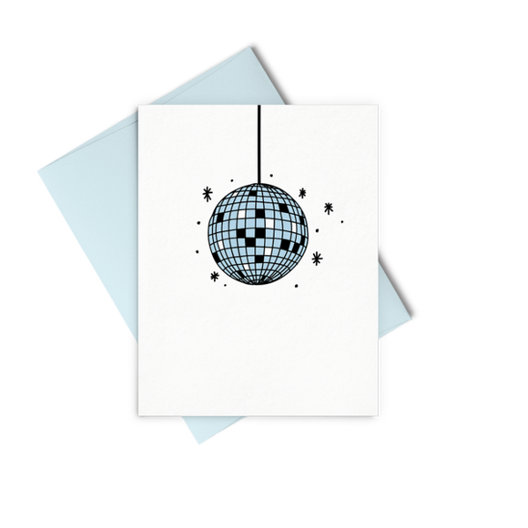 Disco Ball Card