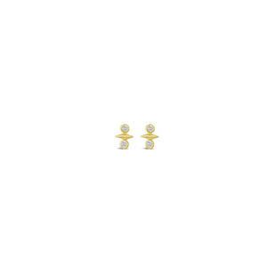 gold vermeil white topaz atlas stud earrings sierra winter 