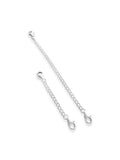 silver 4 inch necklace extender