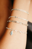 sierra winter sterling silver hamsa chain bracelet