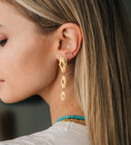 sierra winter gold vermeil astra drop statement earrings