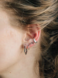 sierra winter jewelry angled delta hoop earrings