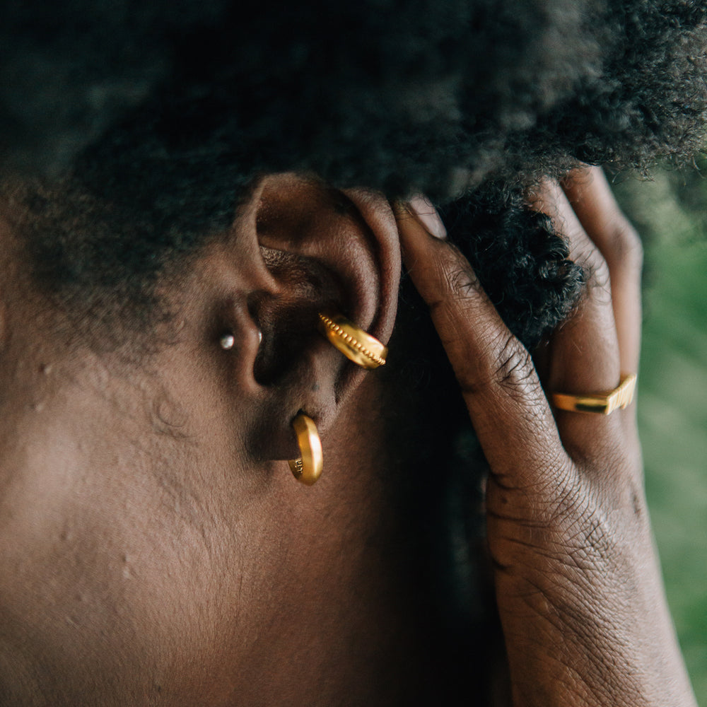 
                      
                        gold thick angled hoop earrings
                      
                    
