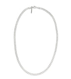 sierra winter sterling silver jeri curb chain necklace