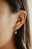 sierra winter gold vermeil and emerald jagger dangle earrings