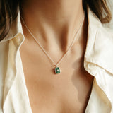 sierra winter joyce malachite pendant necklace
