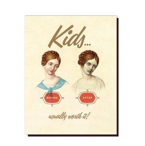 offensive delightful kids worth it card