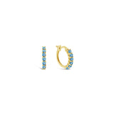 sierra winter jewelry blue topaz karma huggie hoops earrings
