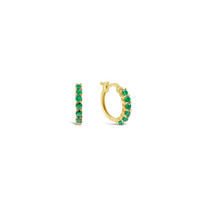 sierra winter jewelry emerald karma hoop earrings