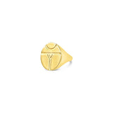 sierra winter gold vermeil scarab revival ring