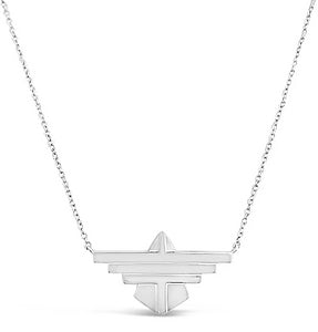 silver thunderbird pendant necklace