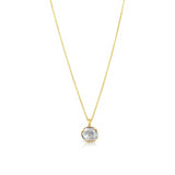 .5 carat diamond necklace yellow gold