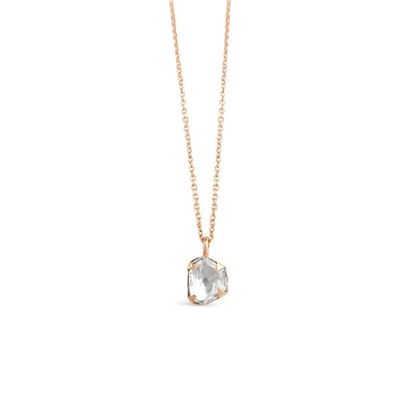 .5 carat diamond necklace rose gold