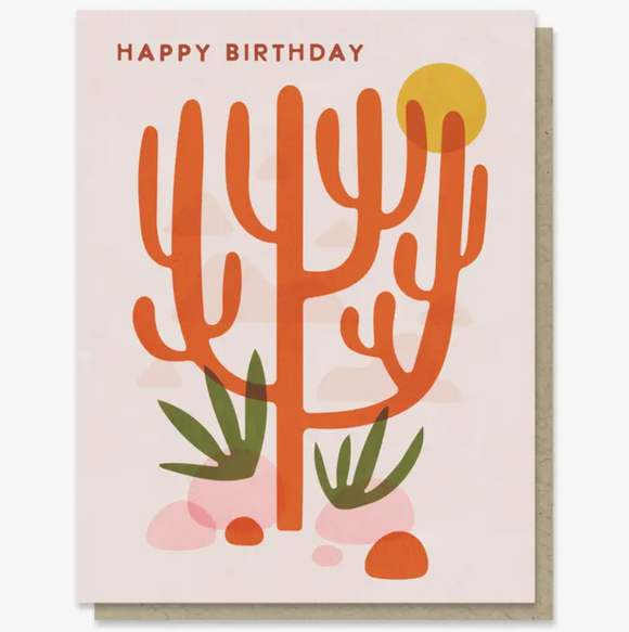 Cactus Grande Birthday Card