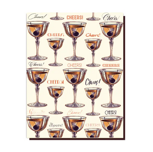 Offensive Delightful cocktail cheers card