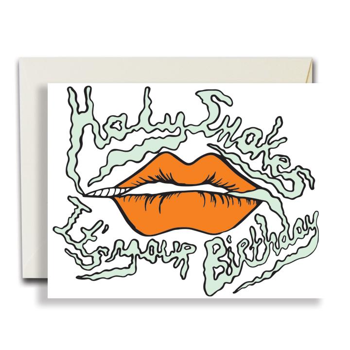 Holy Smokes Birthday Card