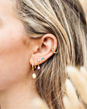 sierra winter jewelry opal moonflower drop hoop earrings
