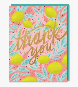 Thank You Lemons Card